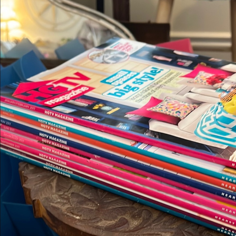 Magazine Stack - Colorful Home Accent